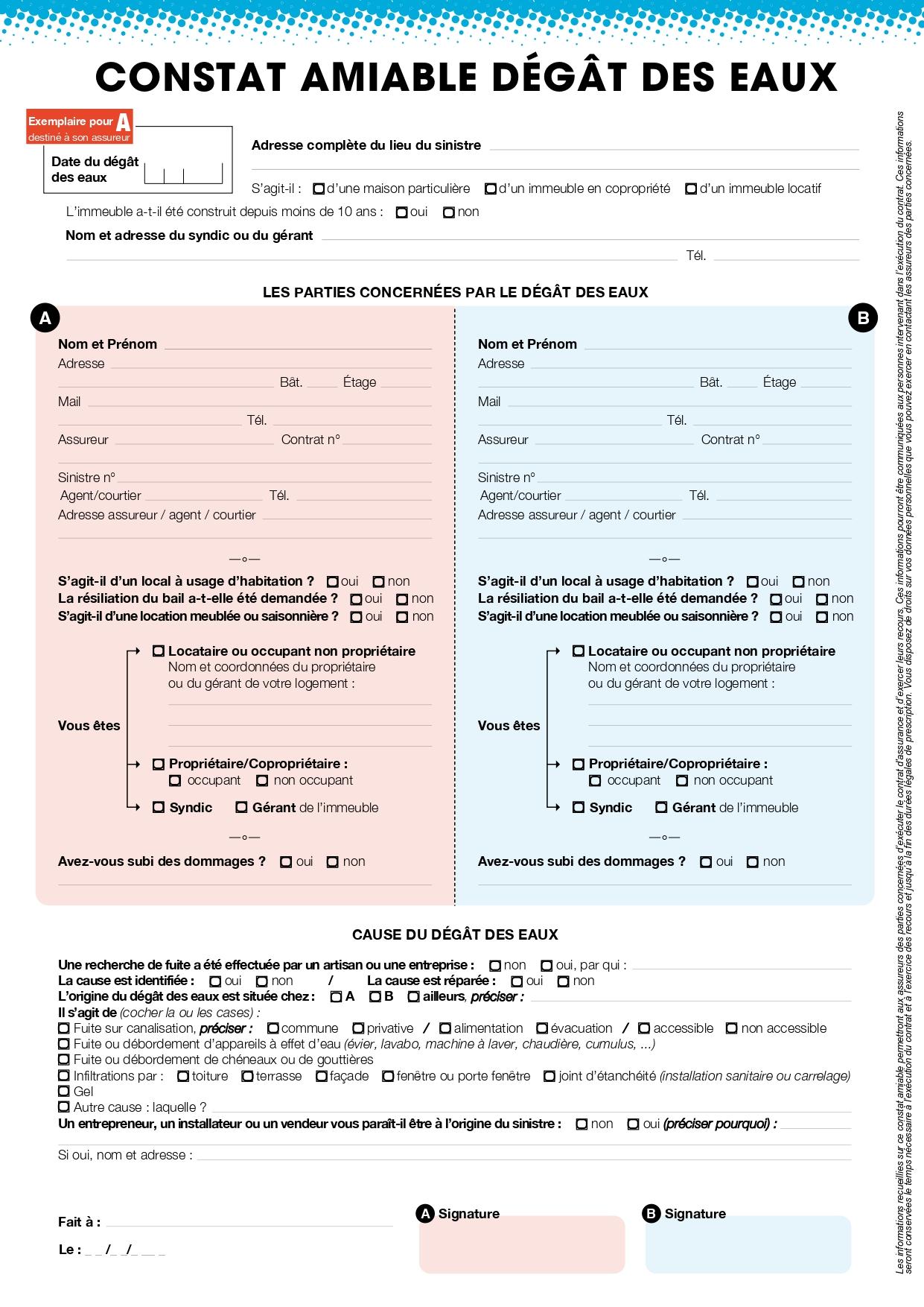 Constat amiable degat des eaux modifiable page 0001